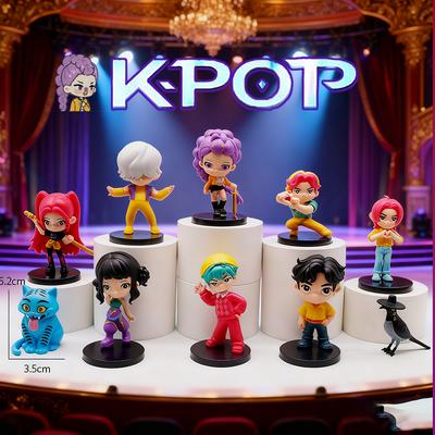 Anime Kpop Lovci démonov Akčná figúrka Hračky Derpys Tiger Ranimeumi Mira Zoey Sussy Figúrka Bábika Pre fanúšikov Vianočný darček