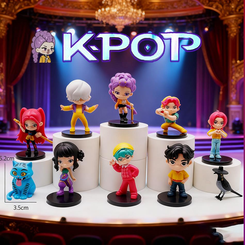 Anime Kpop Dämonenjäger Actionfigur Spielzeug Derpys Tiger Ranimeumi Mira Zoey Sussy Figur Puppe für Fans Weihnachtsgeschenk