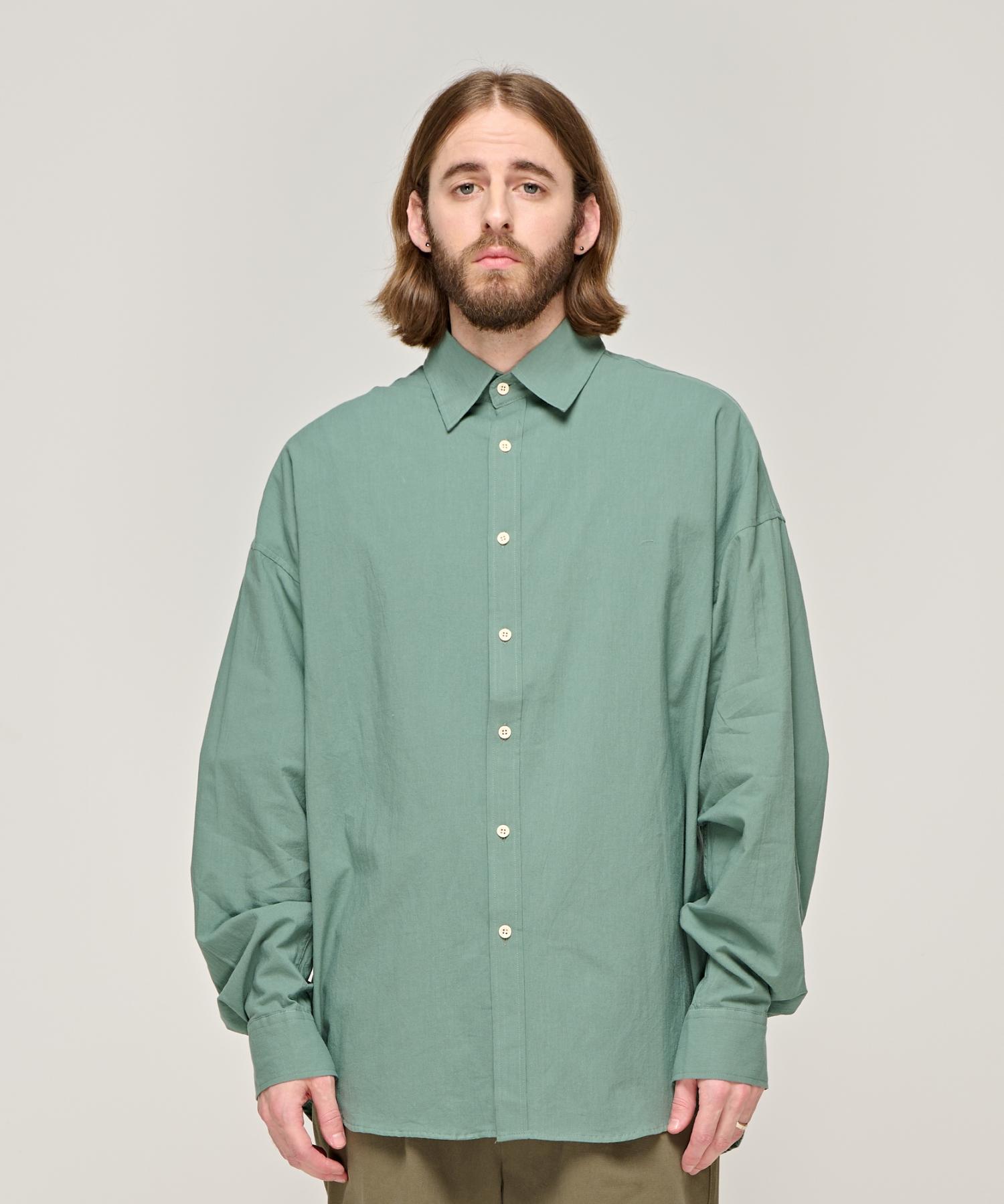 Cargo Bros Cb Pastel Poplin Overshirt (Green) Free