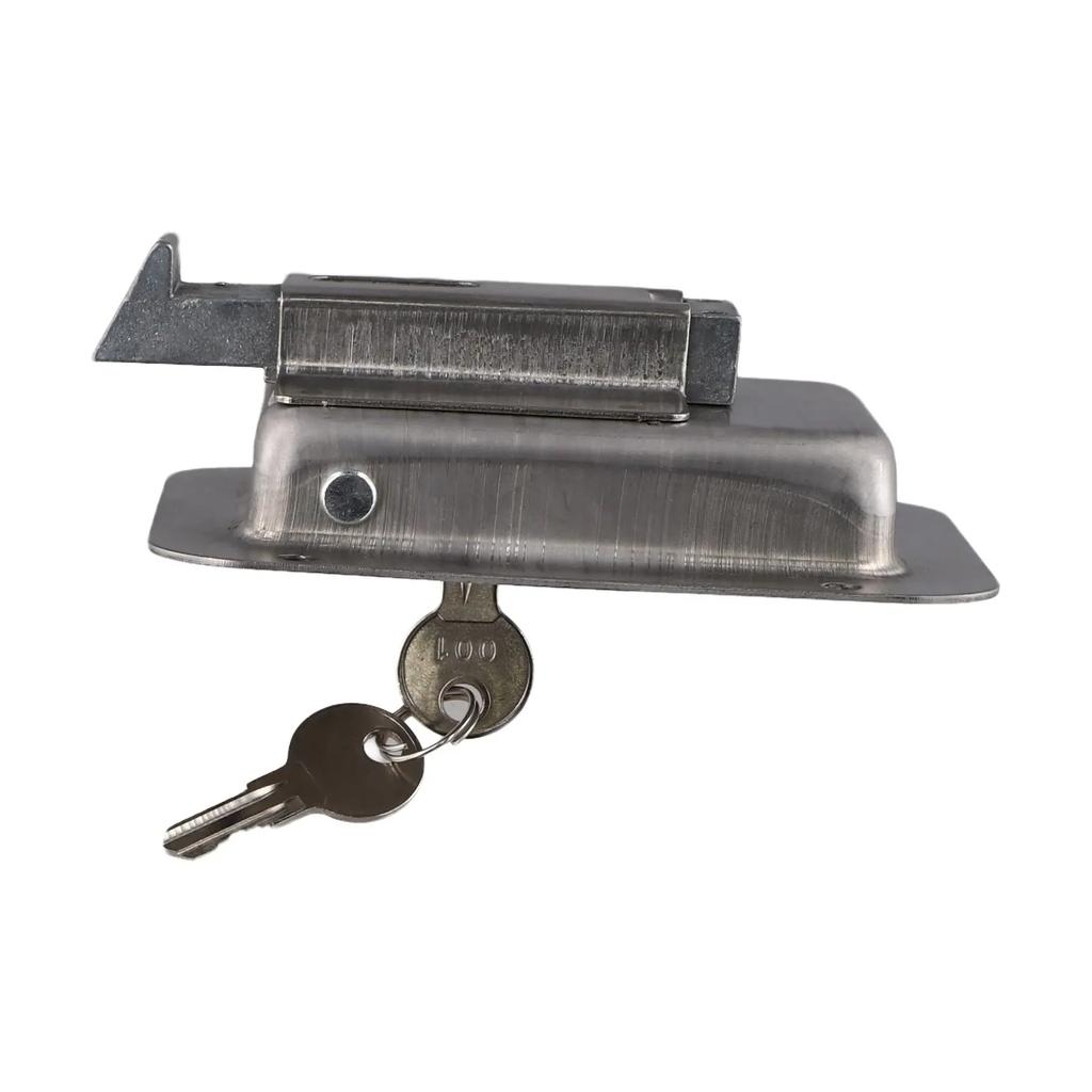 Travel Trailer Lock Stainless Steel RV Door Latch Heavy Duty Recessed Lock Toolbox Chassis Cabinet Door Lock Embedded Panel Lock