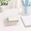Paper Stacking Ruler Crafting Alignment Guides with Storage Case, 5 Pcs Color-Coded L-Shaped L-shaped Set Spacers Size Tabs for Card Making,