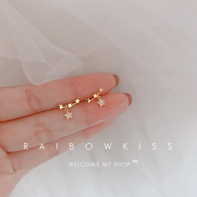 Fashion Earrings For Women Mini Candy Sweet Hypoallergenic Stud Ear Girls Minimalist Gold Color Flower Piercing Jewelry Gifts