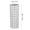 Umbrella Holder Round Rust Proof Stylish Hollow Copper Pattern Metal Umbrella Holder Bin for Home Entryway
