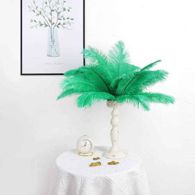 10Pcs Ostrich Feathers Plume DIY Dinning Table Centerpieces Decoration Accessories Jewelry Making Wedding Needlework Handicrafts