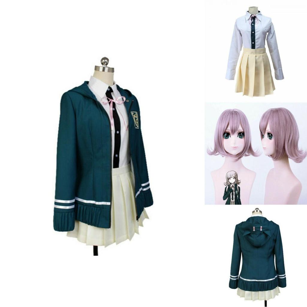 Danganronpa Chiaki Nanami Cosplay Kostüm Uniform mit weichem Material für Komfort