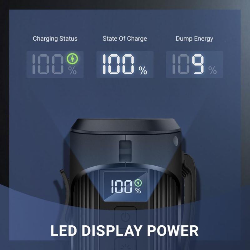 Small Belt Fan Waist Clip Fan Wearable Cooling Fan Rechargeable Fan 4000mAh Battery Suitable for Office and Home Use