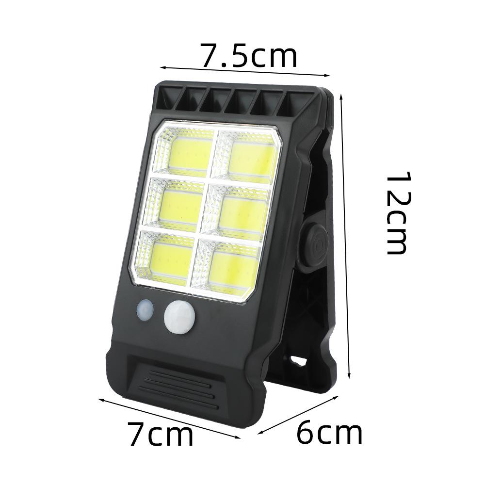 Outdoor Solar LED Sensor Wall Light for Courtyard - No Drilling Needed