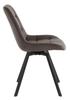 LUMO Upholstered Chair, Gray Fabric