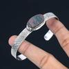 March Bloodstone Gemstone Handcrafted Sister Birthday New Bangle Sterling Silver