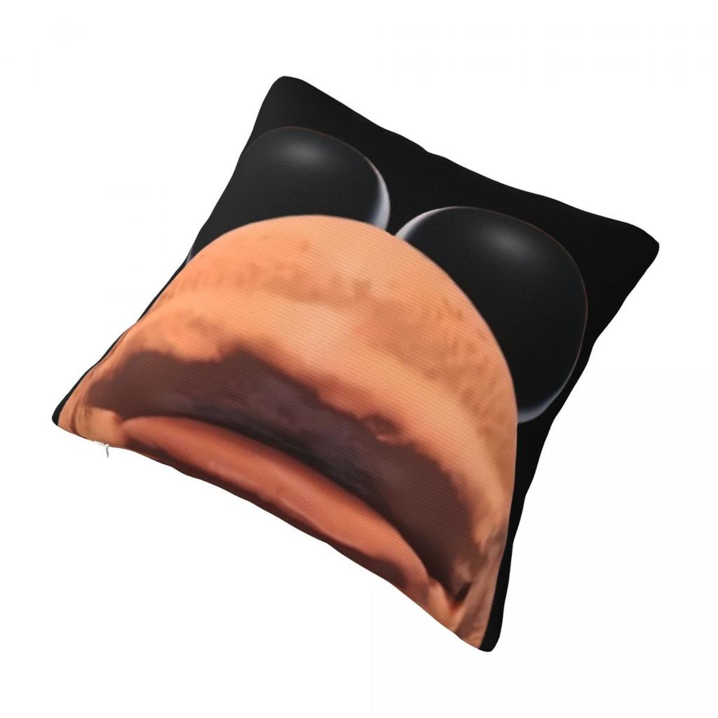 Marcus The Worm Robert Help Funny Meme Pillowcase Printed Polyester Cushion Cover Decor Pillow Case Cover Sofa Square 45X45cm