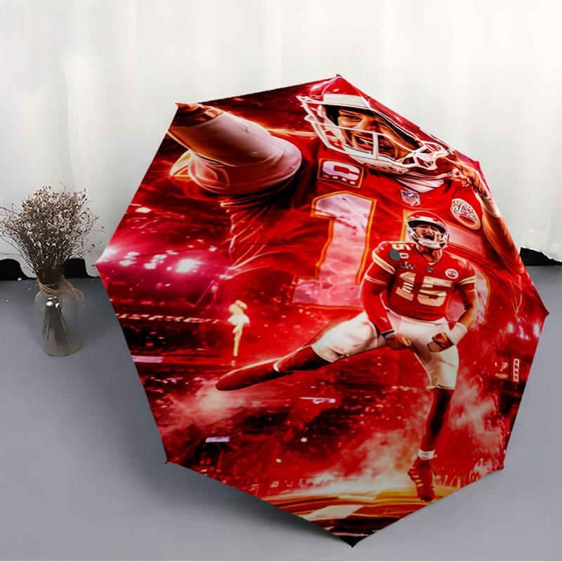 Printed San Francisco 49ers LOGO Folding Umbrella,Outdoor,Leisure,And Travel Umbrella,Durable Umbrella Fabric,Birthday And Holiday Gift