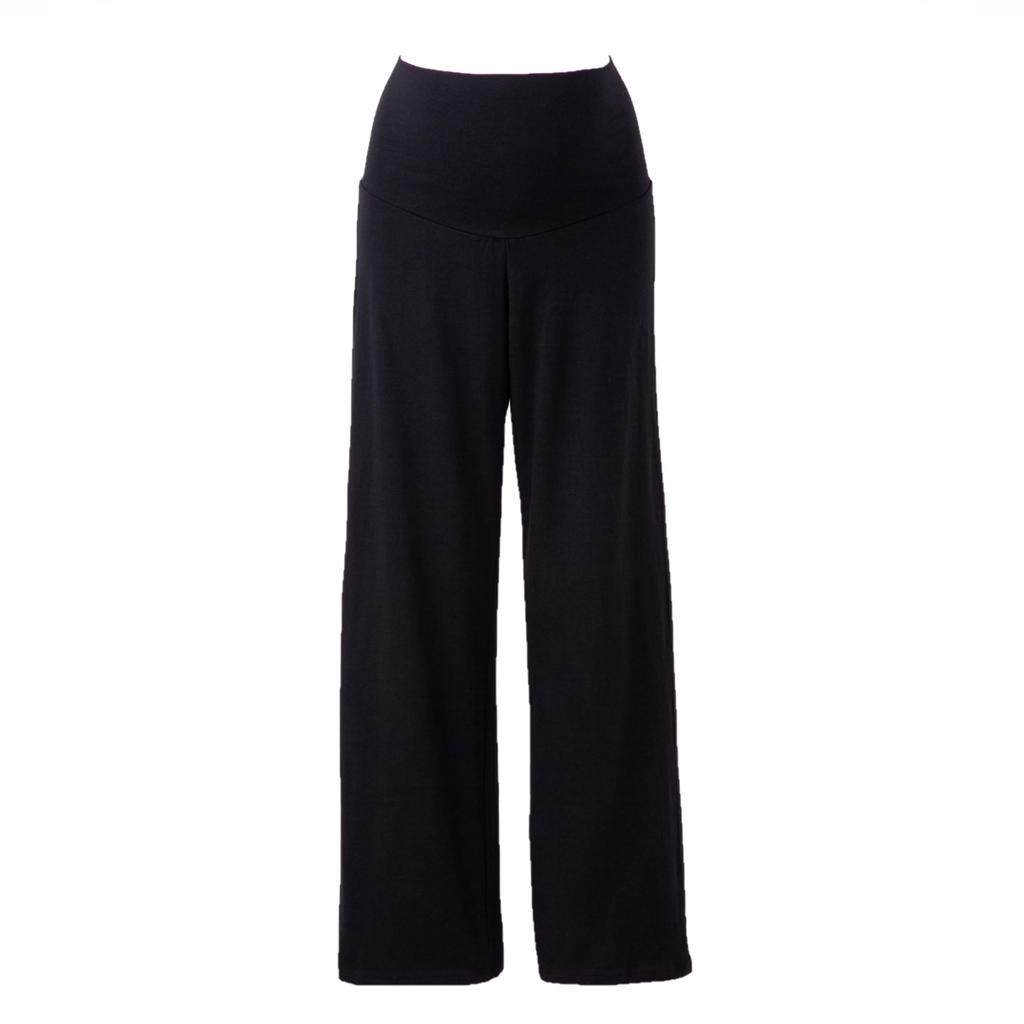 Inujirushi Honpo Comfortable Loose Straight Size Pants, Fit, Leg, 10-Length, Black, L, 204-8351