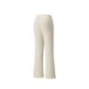 Anta Lifestyle Series Womens Long Pants 2026 Spring Knitted Sports Pants Women bottoms Ivory-White 962618301-2
