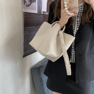Bucket Bag mit Nischendesign für Damen, große Kapazität, Tragetasche, neue, modische, trendige Umhängetasche