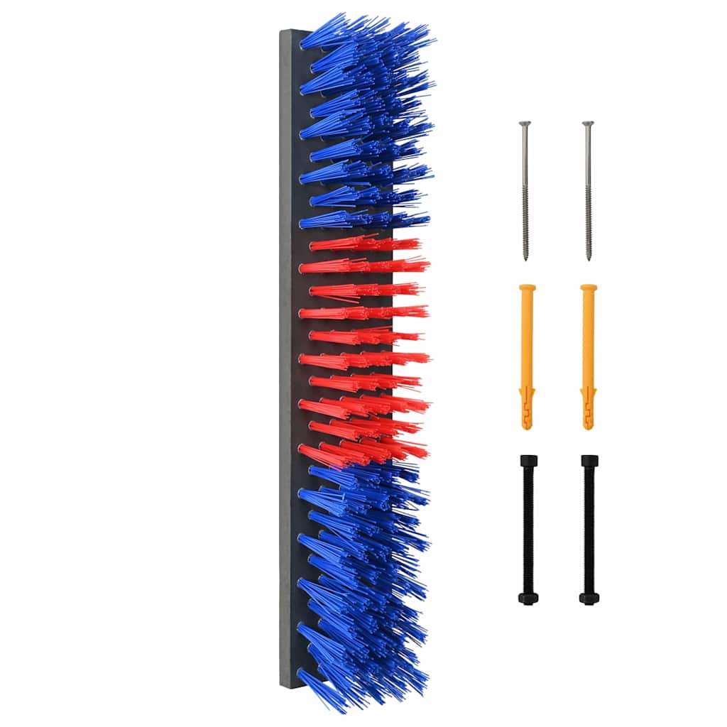 Cattle Brush Red and Blue 50 X 10 X 6.5 Cm Plastic and Steel