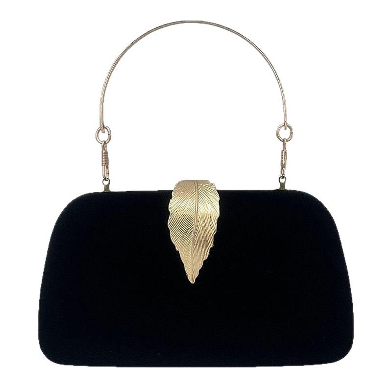 Elegant Black Evening Clutch Timeless Chic Small Bag for Women Perfect Match with Cheongsam Evening Gown Banquet Party Accessory