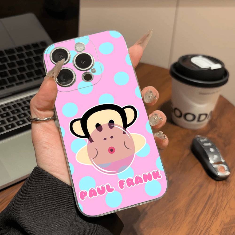 Famous Luxurious P-paul F-frank Transparent Soft Phone Case For IPhone 15 12 14 16 17 13 Plus 11 Pro Max 13 Pro