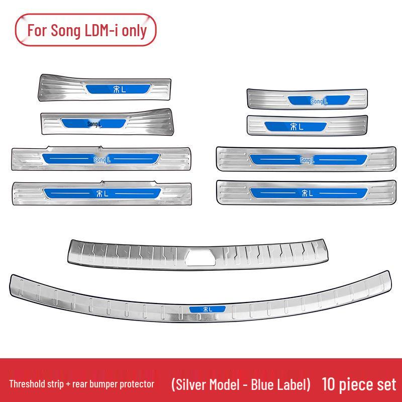 BYD Song L DMi Stainless Steel Door Sill & Trunk Protector Accessories