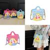 Cartoon Knitted Crossbody Bag With Shy Girl Design For Women Winter Fashion Trendy Casual Womens Accessory
