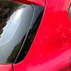 2pcs for BMW 1 Series F20 F21 2012 -  Rear Window Spoiler Cover Side Canard Air Splitter Sticker Trim Car Accessories Black