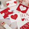 30 Valentine's Day Cards: Gift for Girlfriend, Decoration & Message Tags for Flower Bouquets