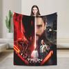 TRON Ares Lightcycle Dillinger Systems Blanket Fleece Printed MCP Movie Multi-function Warm Throw Blankets for Bedspread