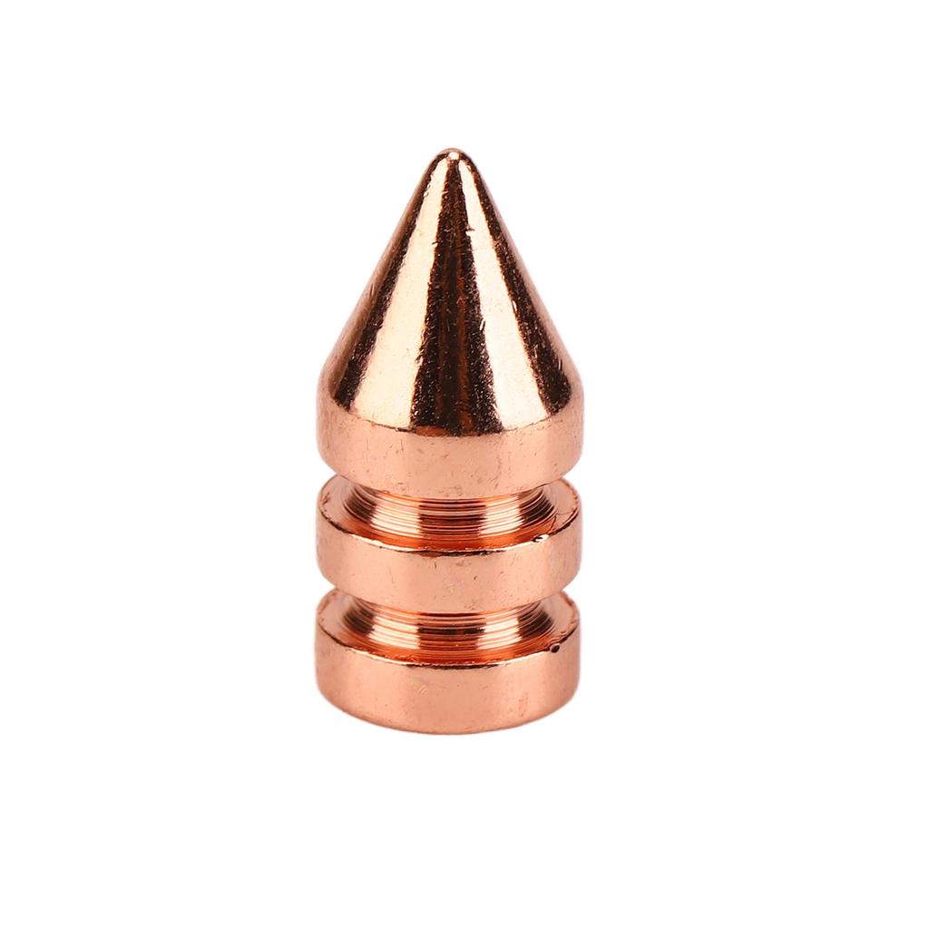 100 Sets Spiked Cone Spike Stud High Hardness Metal Plating   Gold Screw Back Studs Spikes Kit for   Clothing Shoes