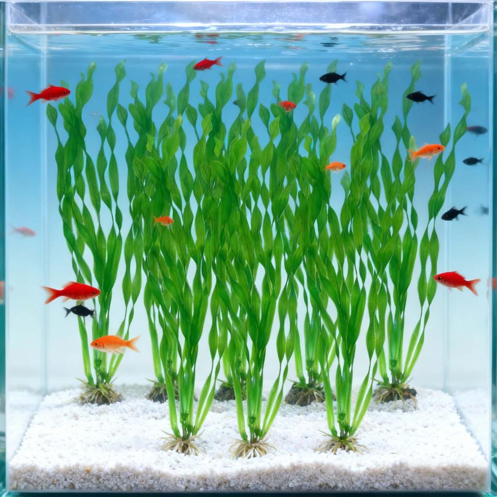 8pcs Artificial aquatic plants, fish tank decoration, fake grass, colorful kelp - fish tank scenery