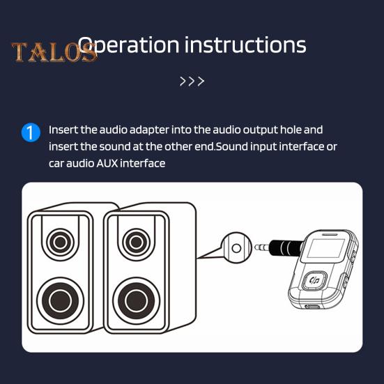 Bluetooth-compatible Receiver Car Adapter Enhanced Connectivity Versatile Compatibility Plug-Play Audio Adapter Music Receiver