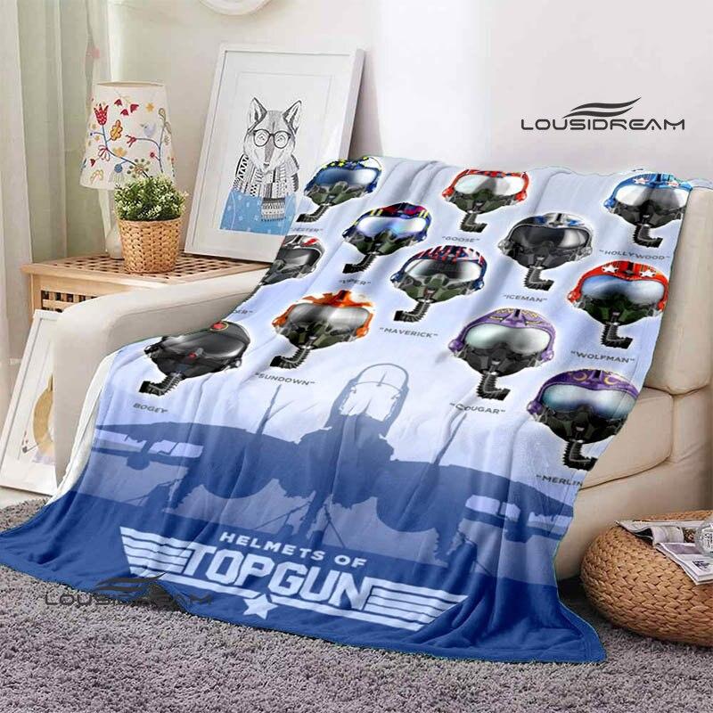 Classic Movie Top Gun Blanket Children's warm and beautiful blanket soft and comfortable blanket birthday gift