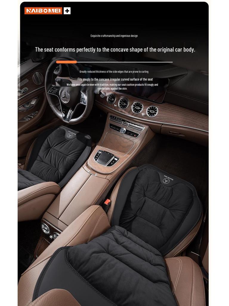 Flanell Lendenwirbelstütze Autositzkissen für Mercedes-Benz E, C, A, S-Klasse & GLA/GLB/GLC