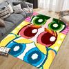 Powerpuff Girls Cartoon Area Rug, Powerpuff Girls Fan Soft Carpet, Ideal Gift.chl