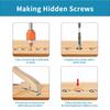 5pcs 2.8 3 3.2 3.5 4mm Diameter Countersink Drill Bit Set Hole Opener Bit Set  PVC Edge Banding