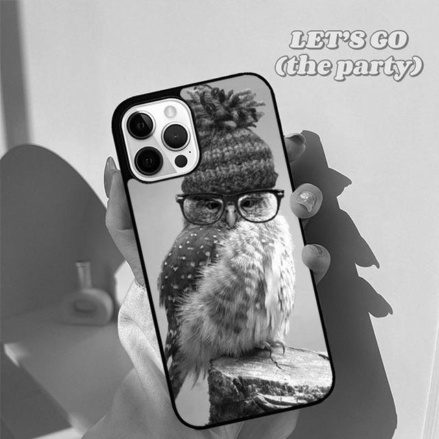 Autumu Owl bird clockwork pretty steampunk Phone Case Cover for iPhone 17 Air 16 16e 15 12 11 13 14 Pro Max Plus