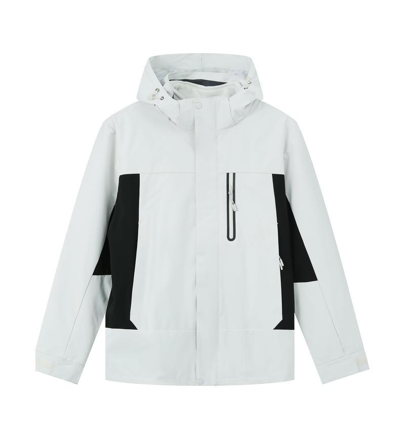 Trendy Winter Waterproof Windproof 3-in-1 Jacket for Couples XL белый