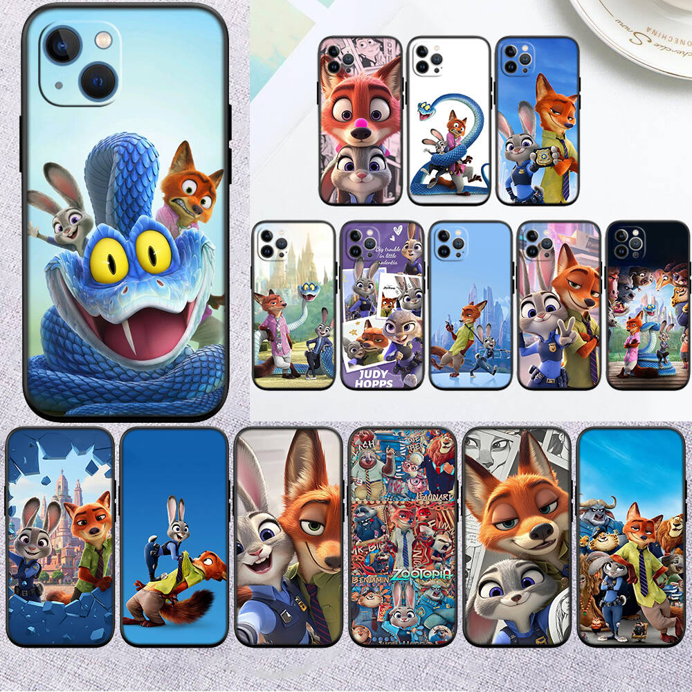 MH158 Zootopia Phone Shell Case for Redmi Note 12 12S 12C 13 13C 13R 14 14S 14R 14C Pro Max Plus A3 A3X A4 A5 11A 13X
