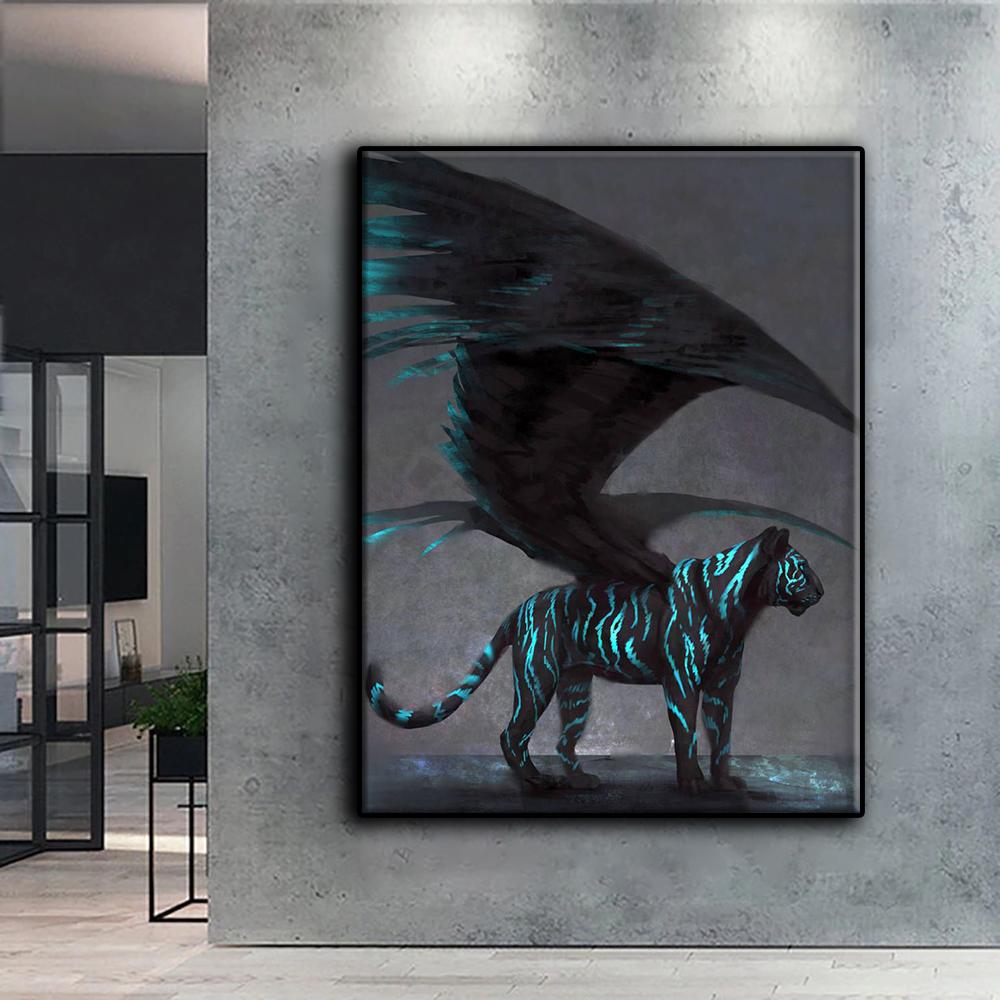 Diamond Painting Ferocious Beast Tiger Embroidery Cross Stitch Rhinestone Home Decor