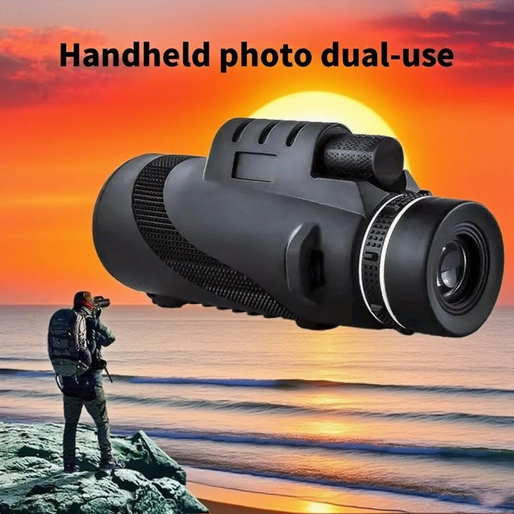 Monocular 80x100 Portable Zoom HD Telescope Long Distance Mini Powerful Telescope for Hunting Outdoor Camping Hiking Sports