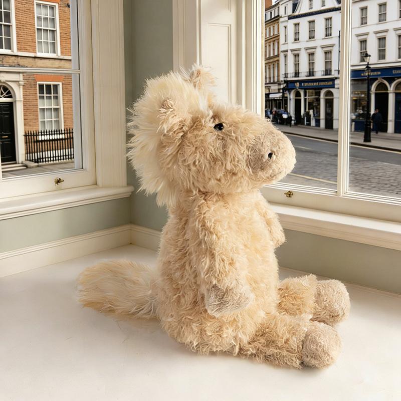 New Horse Near Canterneigh Pony Plush Lovely Doll Kawaii Animal Accompany Toy Soft Pillow Gift Kids Big Children