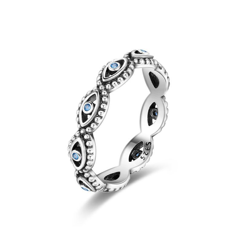S925 Sterling Silver Regular Liquid Droplet Closed Ring for Women Finger Ring Personality Jewelry Party Trendy Gifts