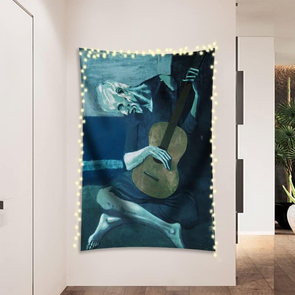 Tapestry Wall Hanging Art Home Decor The Kiss by Gustav Klimt Art Print Painting for Living Room Bedroom Bathroom Dorm
