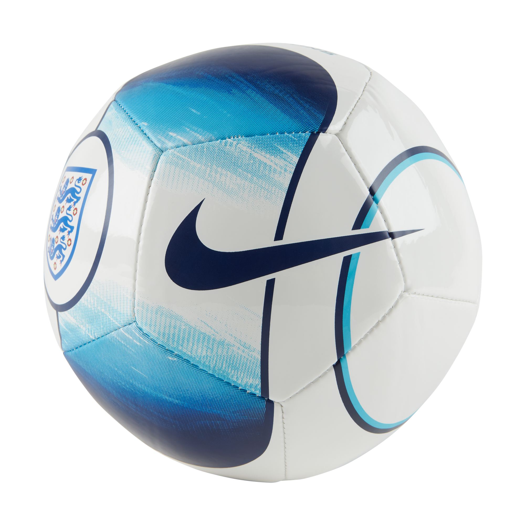 Nike Size 1 Mini Ball Soccer Ball Rubber Machine Stitched Soccer Ball Unisex 100 White/Fury Blue/Space Blue DQ7290 Size 1 Ball