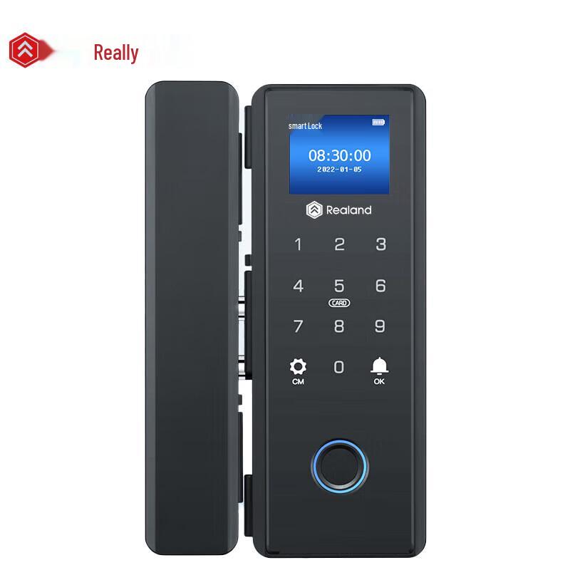 Realand ZD208SK Smart Bluetooth Fingerprint Glass Door Lock