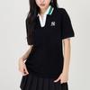 New MLB New York Yankees Polo Shirts Women's Black 3FPQB0343-50BKS