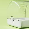 Bottom Drawer Parrot Bathtub Splash Proof Bird Birdbath Feeder Parrot Shower Box  Pet Supplies