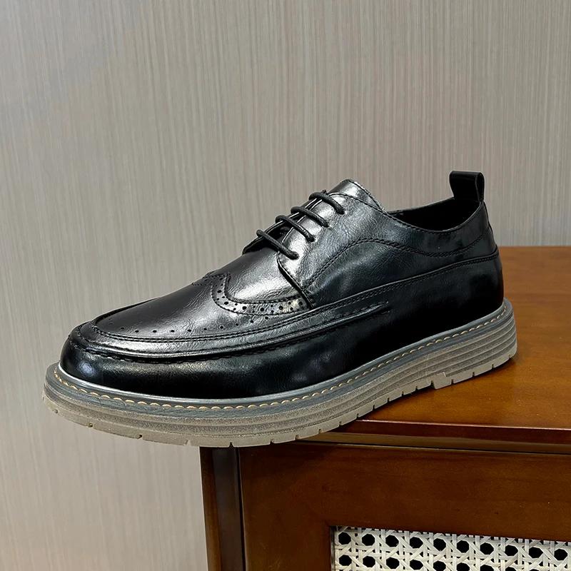 2024 Rutschige Lässige Mode Spitze Erhöhte Schuhe Business Mehrzweck Sportschuhe Hochzeit Bräutigam Schuhe