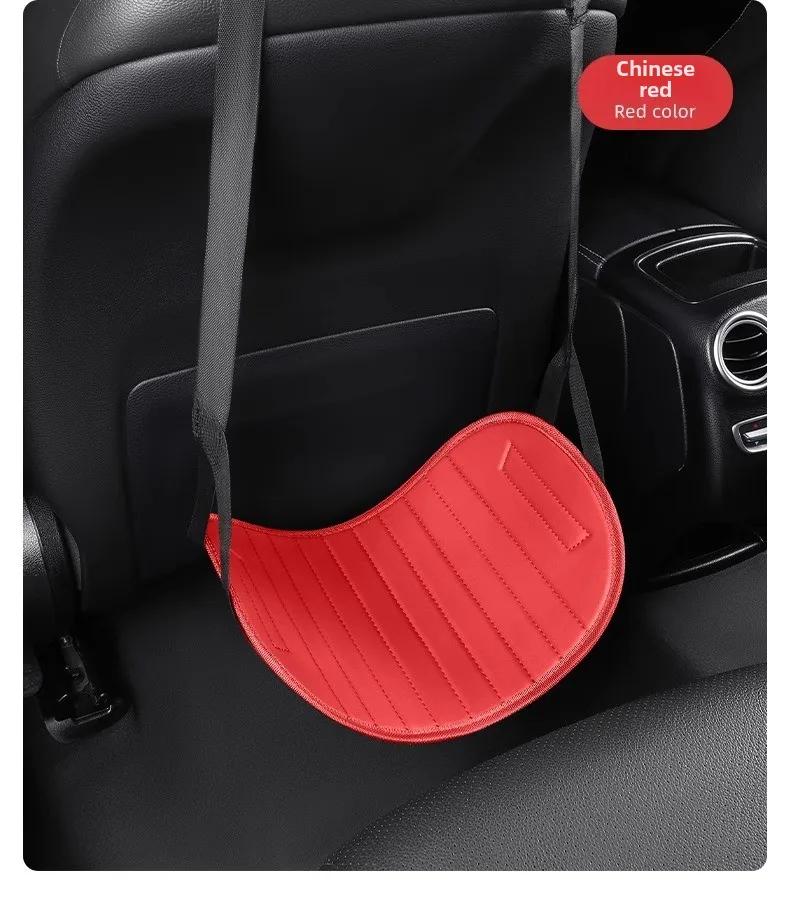 

Детская автомобильная опора для ног заднего сиденья, сиденье безопасности, автомобильная опора-подставка, педаль для ног, коврик для ног, гамак для ног для отдыха в дальних поездках красный