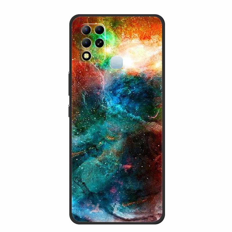 For Infinix Hot 11 G37 4G Case Marble Soft TPU Silicone Back Cover for Infinix Hot11 G37 X689F G 37 Protective Fundas Paras Etui