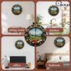 25x25cm Wood Wall Clock That Comes with Clear Instructions In Multiple Languages