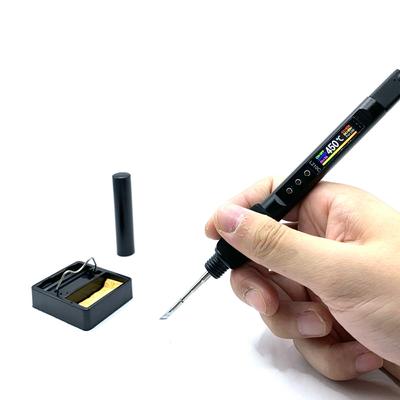PD 100W Portable Electric Soldering Iron 50-500 Degrees C Adjustable Temperature 0.99-inch TFT Color Screen